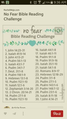 the bible reading challenge is displayed on an iphone screen, and it's not in use