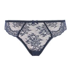 Italian Brief lace AUBADE Danse des Sens Elegant Stretch Lace String, Elegant Stretch String Lace, Elegant Stretch Lace Briefs, Elegant Blue Lace Bottoms, Formal Lace Bottoms With Lace Trim, Backseam Tights, Secret In Lace, Designer Bra, Chantal Thomass