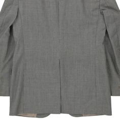 Description:Vintage grey Burberry blazer, fits large.GENDER: mens CONDITION: good - stains on front and sleeve.STYLE: blazerERA: 1990sCOLOUR: greyFABRIC: cotton blendNotes: 20'' pit to pit. Gray Blazer With Suit Collar For Business, Gray Suit Collar Blazer For Business, Classic Gray Blazer With Pressed Crease, Gray Tailored Blazer With Pressed Crease, Gray Notch Lapel Sport Coat For Business, Gray Business Suits, Gray Single Breasted Sport Coat For Semi-formal Occasions, Gray Single-breasted Sport Coat For Semi-formal Occasions, Gray Long Sleeve Business Suits