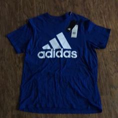 New! Adidas Amplifier T-Shirt Basic Adidas T-shirt For Streetwear, Cheap Adidas Streetwear T-shirt, Blue Adidas T-shirt For Streetwear, Blue Adidas Logo T-shirt With Short Sleeves, Adidas Shirt Mens, Lakers Shirt, Adidas Camo, Affordable Men's Adidas T-shirt, Adidas Tee