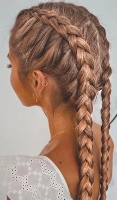 Preppy Hairstyles, Greasy Hair, Beautiful Braided Hair, Greasy Hair Hairstyles, Hair Ponytail Styles, Ponytail Styles, Easy Hairstyles For Long Hair, Braids For Long Hair, Stylish Hair