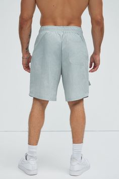 Available In Grey. Drawstring Elastic Waist Side Hand Pockets 1 Zipper Pocket Utility Pockets Back Pocket Shell: 100% Nylon Imported | Mens Safe Side Utility Nylon Shorts in Grey size 3XL by Fashion Nova Solid Drawstring Shorts For Outdoor, Casual Nylon Bottoms With Elastic Waistband, Nylon Bottoms For Summer Leisure, Summer Nylon Leisure Bottoms, Summer Nylon Bottoms For Leisure, Summer Leisure Nylon Bottoms, Casual Nylon Shorts With Functional Drawstring, Casual Nylon Shorts With Elastic Waistband, Nylon Leisure Bottoms With Elastic Waistband