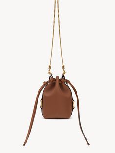 Chloé Micro Marcie Bucket Bag In Grained Leather | Chloé US Bag Collection, Order Online, Mini Bag, Bucket Bag, Chloe, My Style, Handbags, Leather