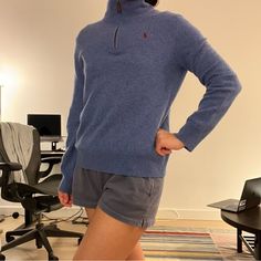 Polo Ralph Lauren Merino Wool Quarter Zip Sweater. Men’s Medium. Good Condition. 100% Merino Wool. Fits Like A Women’s Small. Sweaters Ralph Lauren, Quarter Zip Men, Polo Ralph Lauren Sweater, Quarter Zip Sweater, Sweater Men, Ralph Lauren Sweaters, Ralph Lauren Blue, Zip Sweater, Quarter Zip