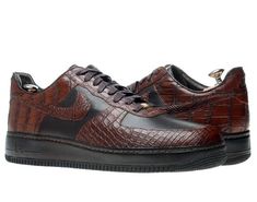 NIKE Air Force 1 LUX '07 Crocodile Edition Mens Casual Shoes Sneakers Collection, Boots And Sneakers, Mens Casual, Sneaker Collection, Nike Air Force 1, London Fashion