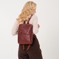 Our handcrafted leather backpack model with a stylish and eye-catching design suitable for multi-purpose use. We prepare our collections by combining high quality natural leathers with Turkish handcraftsmanship. 100% genuine cow leather 100% Turkish handcraft Since the product is completely handmade, there may be slight differences from the image. You can contact us for more images and questions. Versatile Rectangular Leather Backpack With Leather Lining, Versatile Rectangular Leather Backpack, Modern Leather Satchel Backpack With Leather Lining, Modern Soft Leather Backpack For Everyday Use, Modern Everyday Backpack In Soft Leather, Soft Leather Daily Backpack, Daily Soft Leather Standard Backpack, Modern Brown Leather Backpack For Daily Use, Rectangular Soft Leather Backpack For Daily Use