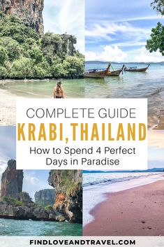 the complete guide to krabi, thailand and how to spend 4 perfect days in paradise