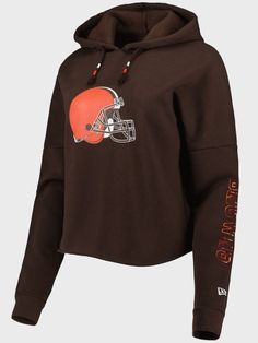 Cleveland Browns Hoodie For Men Brown Sweatshirt With Drawstring Hood, Sporty Brown Sweater For Winter, Sporty Brown Winter Sweater, Brown Long Sleeve Sporty Hoodie, Winter Sports Brown Sweatshirt, Hooded Sports Sweater With Ribbed Cuffs, Cozy Brown Sweatshirt With Ribbed Cuffs, Sporty Brown Hoodie With Ribbed Cuffs, Brown Hooded Top With Ribbed Cuffs