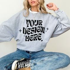 Customizable Relaxed Fit Casual Sweatshirt, Casual Customizable Relaxed Fit Sweatshirt, Casual Custom Print Sweatshirt For College, Relaxed Fit Sweater With Custom Print For Streetwear, Casual Sweater With Custom Print In Relaxed Fit, Casual Sweater With Custom Print And Relaxed Fit, Casual Relaxed Fit Custom Print Sweater, Customizable Crew Neck Sweatshirt For College, Custom Print Relaxed Fit Sweater For Streetwear