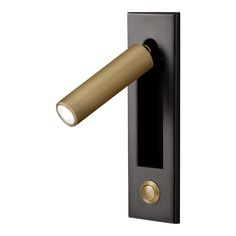 an image of a light that is on the side of a door handle in gold