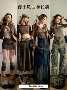 Moda Hippie, New Wardrobe, Y2k Fashion, Skirt Outfits, Mix Match, Everyday Outfits, Aesthetic Clothes