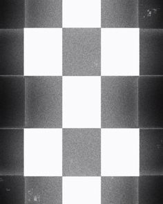 a black and white checkered tile pattern