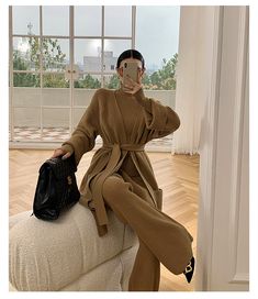 Features: Style: Casual Occasion:Daily/Party Material: Polyester/Cotton Neckline: High Neck Sleeve Type: Long Sleeves Pattern: Solid Type: Knitting Cardigan+High Neck Top+Pants Season: Fall/Spring/Winter Size Chart: Cardigan Size Chart: Size Bust Length cm inch cm inch One Size 120 47.2 70 27.6 Basic Top Size Chart: Size Bust Length cm inch cm inch One Size 90 35.4 55 21.7 Pants Size Chart: Size Bust cm inch One Size 98 38.6 Women Knitting, Knitting Cardigan, Vintage Boho Dress, Cozy Dress, Womens Fall Dress, Top And Pants Set, High Neck Top, Plus Size Activewear, Plus Size Swimwear