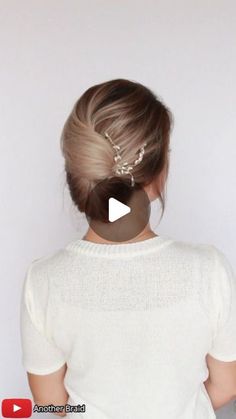 Trendafilka Kirova on Instagram: "Easy updo idea . . #hairstyles #hairinspo #hairinspiration #hairstylevideo #hairstyletutorial #hairstyleideas #hairgoals #ideecoiffure #hairtutorial #easyhairstyles #coiffure  #hairstyle" Easy Updo, Easy Updos, Here Comes The Bride, Hair Videos, Hair Goals, Hair Tutorial, Hair Inspo, Easy Hairstyles, Hair Inspiration