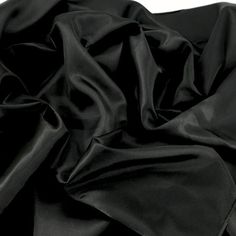 the black fabric is very soft and shiny