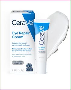 CeraVe Eye Repair Cream, 0.5 Ounce (Pack of 1) | For puffiness and bags under eyes, hydrating Cerave Eye Repair Cream, Eye Repair Cream, Bags Under Eyes, Under Eye Cream, Hydrating Eye Cream, Under Eyes, Winter Skin Care, Repair Cream, Puffy Eyes