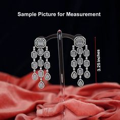 Elegant Cubic Zirconia long dangle tassel earrings for women. Luxury Party wear earrings set makes the perfect gifts for Bridesmaids, Wife, Mother, Sister or Gift for loved ones. Earrings length: 3.25 inches Gifts For Bridesmaids, American Diamond Necklaces, Indian Fashion Jewellery, Oxidized Necklace, Long Drop Earrings, Indian Style, Crystal Stone, Metal Earrings, Bridesmaid Earrings