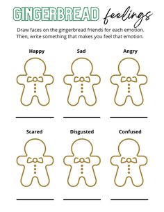 Help children identify different emotions and the situations that may cause these feelings. Sel Worksheets, Tutoring Reading, Cbt Therapy Worksheets, Christmas Therapy, Anger Worksheets, Group Therapy Activities, Feelings Activities, Emotions Activities, Christmas Worksheets