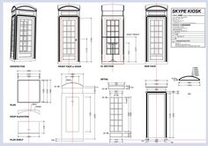 an architectural drawing showing the different types of windows and doors, with measurements for each window