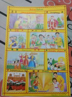 an image of children's pictures on the front cover of a magazine or book