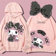 Cartoon My Melody Printed Hoodie Trousers Women Pink Hooded Sweater Casual Pants ★ 100% Brand new & High quality  ★ Color: (As the picture shows) ★ Package: 1 Pc       Brand Unbranded Type Outfit/Set Size Type Regular Department Unisex Adults Theme Anime Character Family My Melody Character My Melody Closure Pullover Occasion Casual Country/Region of Manufacture China Material 80% Cotton, 20% Polyester Season Fall Sleeve Length Long Sleeve Neckline Round Neck My Melody Hoodie, Type Outfit, Melody Hello Kitty, Pants Streetwear, Hello Kitty Accessories, Future Clothes, Hello Kitty Items, Women Pink, Kawaii Clothes