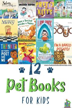 12 pet books for kids that are perfect for reading with their dog, cat and other pets