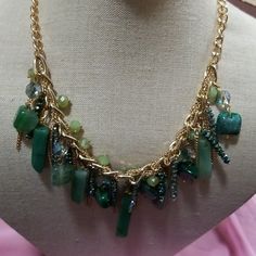 Necklace Jewelry Necklace, Green Gold, Green And Gold, Jewelry Necklaces, Women Jewelry, Green, Gold, Women Shopping, Quick Saves