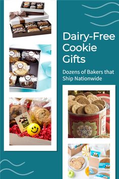 the front cover of dairy - free cookie gifts dozens of fakers that ship nationwide