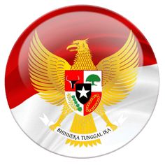 the flag of burma is depicted on a round glass button with an eagle and star