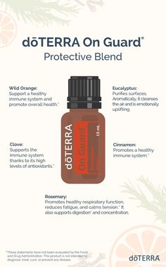 Doterra Onguard, On Guard Essential Oil, Doterra On Guard, Onguard Doterra, Essential Oils Doterra, Orange Eucalyptus, Doterra Oils Recipes, Essential Oil Usage, Cinnamon Orange