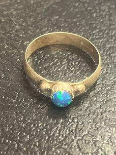 Inlay ring one stone opal Silver Opal Ring With Inlay, Unique Stamped 925 Opal Promise Ring, Unique Opal Promise Ring Stamped 925, Collectible Sterling Silver Opal Ring Stamped 925, Size 10 Rings, Einstein, Band Rings, Etsy Accessories, Accessory Gift