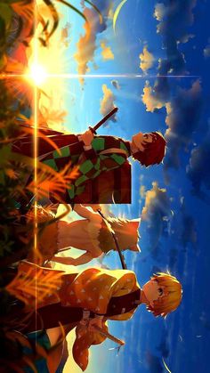 The main characters of demon slayer Anime Lock Screen Wallpapers, Anime Lock Screen, Cool Anime Backgrounds, Demon King Anime, Anime Backgrounds Wallpapers, Anime Shadow, Cool Anime Wallpapers, Anime Artwork Wallpaper, Cool Anime Pictures