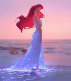 Sparkling Dress, So In Love, The 90s, Little Mermaid, The Little Mermaid, Ariel, In Love, Mermaid, Disney