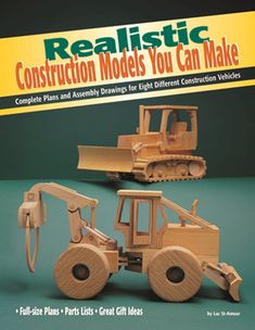 the book cover for realistic construction models you can make