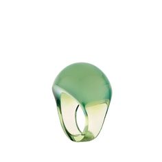 Resolutely timeless this minimalist ring has become an iconic object. An elegant and feminine accessory par excellence, the Cabochon embodies the know-how of Maison Lalique. This crystal cabochon unveils a 1931 design by René Lalique, "inventor of modern jewellery".Unique in its kind, this shade of green displays opalescent reflections and transparencies that embody the craftsmanship of Lalique artisans. 1 green antinea crystal: 18 gramsTo wear the solid crystal rings comfortably, Lalique advise Luxury Modernist Cabochon Jewelry, Luxury Spiritual Cabochon Rings, Luxury Green Domed Ring, Elegant Green Dome Ring With Polished Finish, Green Cabochon Dome Ring For Formal Occasions, Modern Dome Ring With Cabochon, Modern Cabochon Dome Ring For Anniversary, Elegant Green Dome Ring, Modernist Formal Cabochon Rings