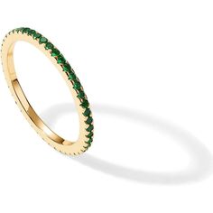 Finest Aaaaa Quality Gem Grade Green Cubic Zirconia Stacking Ring - 1.25mm Cz / Width Premium Quality Fashion Ring Crafted In Hypoallergenic Sterling Silver Then Plated With 14k Rose, White, Or Yellow Gold. Gold Jewelry For May Birthstone With Half Eternity, Gold Jewelry With Half Eternity For May Birthstone, Gold Half Eternity Jewelry For May Birthstone, Yellow Gold Emerald Ring With Cubic Zirconia, Gold Eternity Band With Birthstone, Ring Crafts, Stackable Ring, Fashion Ring, Stacking Ring