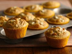 muffins on a tray ready to be eaten