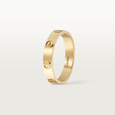 CRB4085000 - LOVE wedding band - Yellow gold - Cartier Cartier Wedding Bands, Cartier Love Ring, White Gold Wedding Bands, Cartier Love, Love Wedding, Love Ring, Love Bracelets, Ring Collections, Cartier Ring