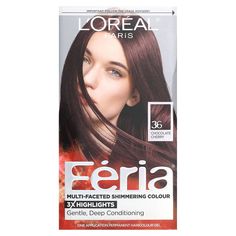 Loreal Feria R48, Red Box Dye, Box Dye, Color Conditioner, Dimensional Color, Deep Plum, Deep Burgundy, Chocolate Cherry, Hair Envy