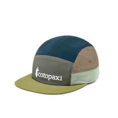 This classic 5-panel hat sports our motto and the reason we exist. This comfy hat features a subtle, graphic screenprint and an adjustable, nylon strap with clip closure for easy adjustability. Keep the sun out of your eyes on the trail or in the city | Cotopaxi Tech 5-Panel Hat in Lake/Desert Helmet Hat, 5 Panel Hat, Layered Shirts, Ski Accessories, Panel Hat, Moon Boots, Bike Helmet, Boot Socks, Bike Accessories