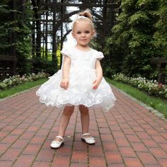 Lace Baptism Dress for Toddler Girl Toddler Baptism Dress, Piano Dress, Toddler Baptism, Girls Baptism Dress, Dress For Baby Girl, Blessing Dress, Girls Communion Dresses, Dress For Baby, Lace Headband