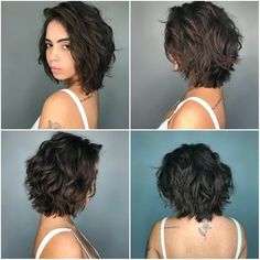 Bob Hairstyle Ideas, Trendy Bob, Celebrity Short Hair, Trendy Bob Hairstyles, Medium Length Hair With Layers, Haircuts For Wavy Hair, Short Wavy Hair, Curly Hair Inspiration, Curly Hair With Bangs