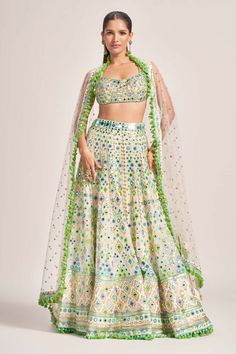 Gopi Vaid | Daina Embroidered Lehenga Set | INDIASPOPUP.COM Gopi Vaid, Georgette Lehenga, Makeup Images, Wedding Lehengas, Pranali Rathod, Punjabi Outfits, Bridal Outfit, Embroidered Lehenga, Indian Bridal Outfits