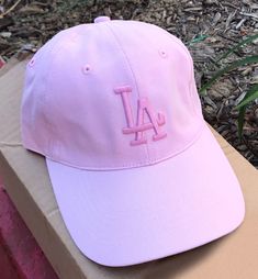 PINK LA, I Love LA Baseball hat Vintage Style Unstructured Cap Adjustable buckle strap closure. 100% Washed cotton. Pink Dad Hat For Summer, Trendy Pink Adjustable Dad Hat, Trendy Adjustable Pink Dad Hat, Pink Summer Baseball Cap Dad Hat, Pink Baseball Cap Style Dad Hat For Summer, Pink Snapback Dad Hat For Summer, Pink Adjustable Curved Visor Hat, Trendy Pink Visor Hat, Pink Fitted Hat With Curved Brim