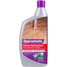 Rejuvenate Semi-Gloss Floor Polish Liquid 32 Oz. Scratched Wood, Floor Restoration, Wood Cleaner, Linoleum Flooring, Household Cleaning Supplies, Stained Concrete, Luxury Vinyl Tile, Floor Finishes, Wood Laminate