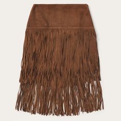 Suede Fringed Skirt | Stetson Fringe Mini Skirt, Suede Fringe Skirt, Wide Trousers, Yee Haw, Fringe Skirt, Suede Skirt, Suede Fringe, Big Fashion, Fall Fashion Trends