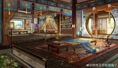 Ancient Chinese Bedroom, Ancient Chinese Room, Chinese Bedroom, Chinese Background