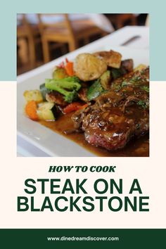 how to cook steak on a blackstone