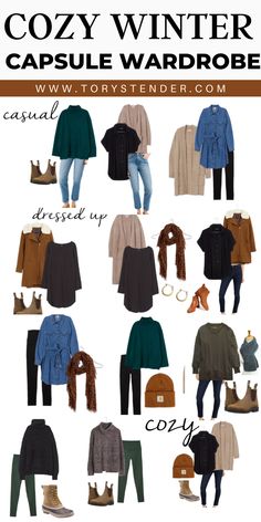 Casual Winter Capsule Wardrobe, Winter Capsule Wardrobe Travel, Minimal Stil, Outfits Leggins, Casual Winter Outfit, Capsule Wardrobe Casual, Look Boho Chic, Flowers Wreath, Capsule Wardrobe Essentials