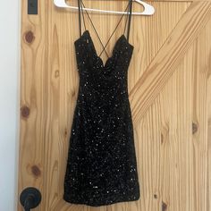 Brand New Bought For Winter Formal And Never Wore It. It’s Black With Sparkles All Over It. Size 3/4 Black Winter Formal Dresses Short, Black Winter Formal Dresses, Winter Formal Dresses Short, Sparkly Shorts, Winter Formal Dresses, Winter Formal, Formal Dresses Short, Short Homecoming Dress, Homecoming Dress